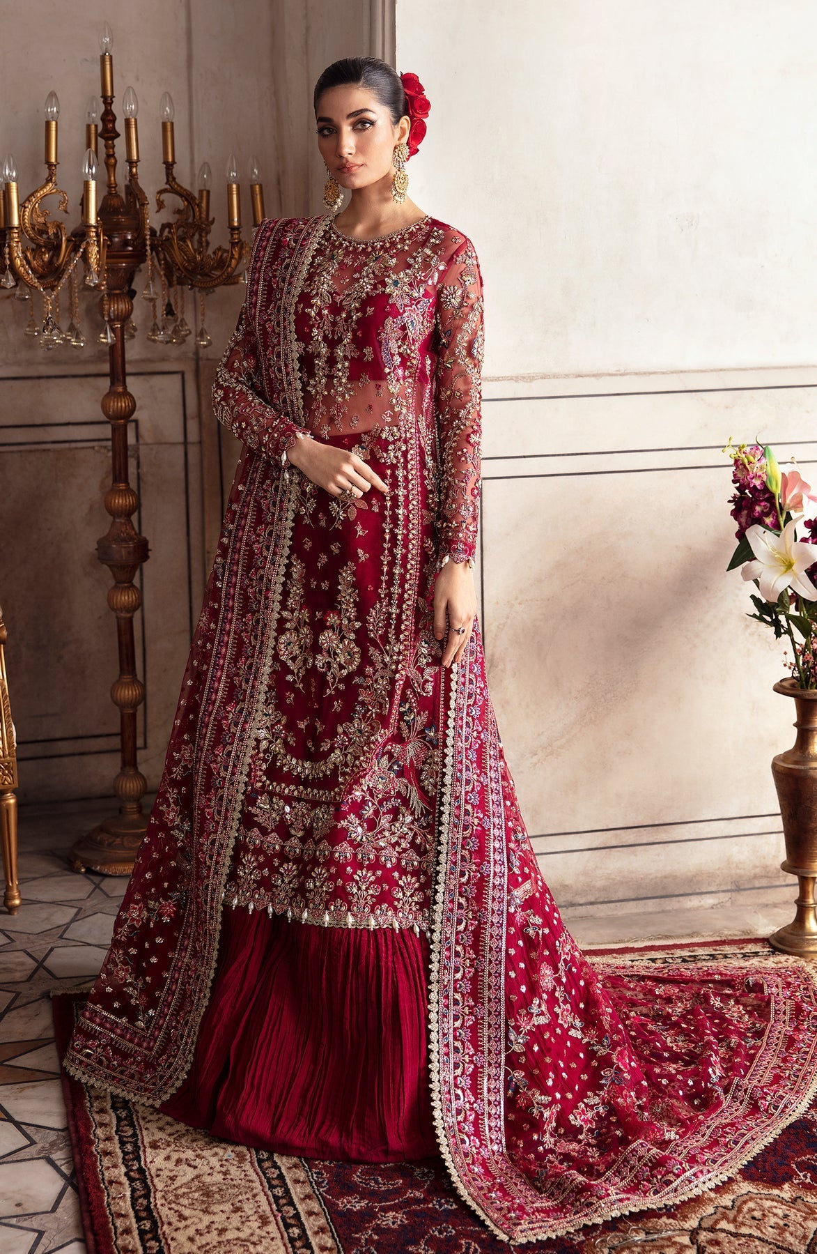 Zevk | Afsanah Wedding Formals | KAMKHAWAB -  Zevk Bridal - Original Designer Dress - House of Maryam