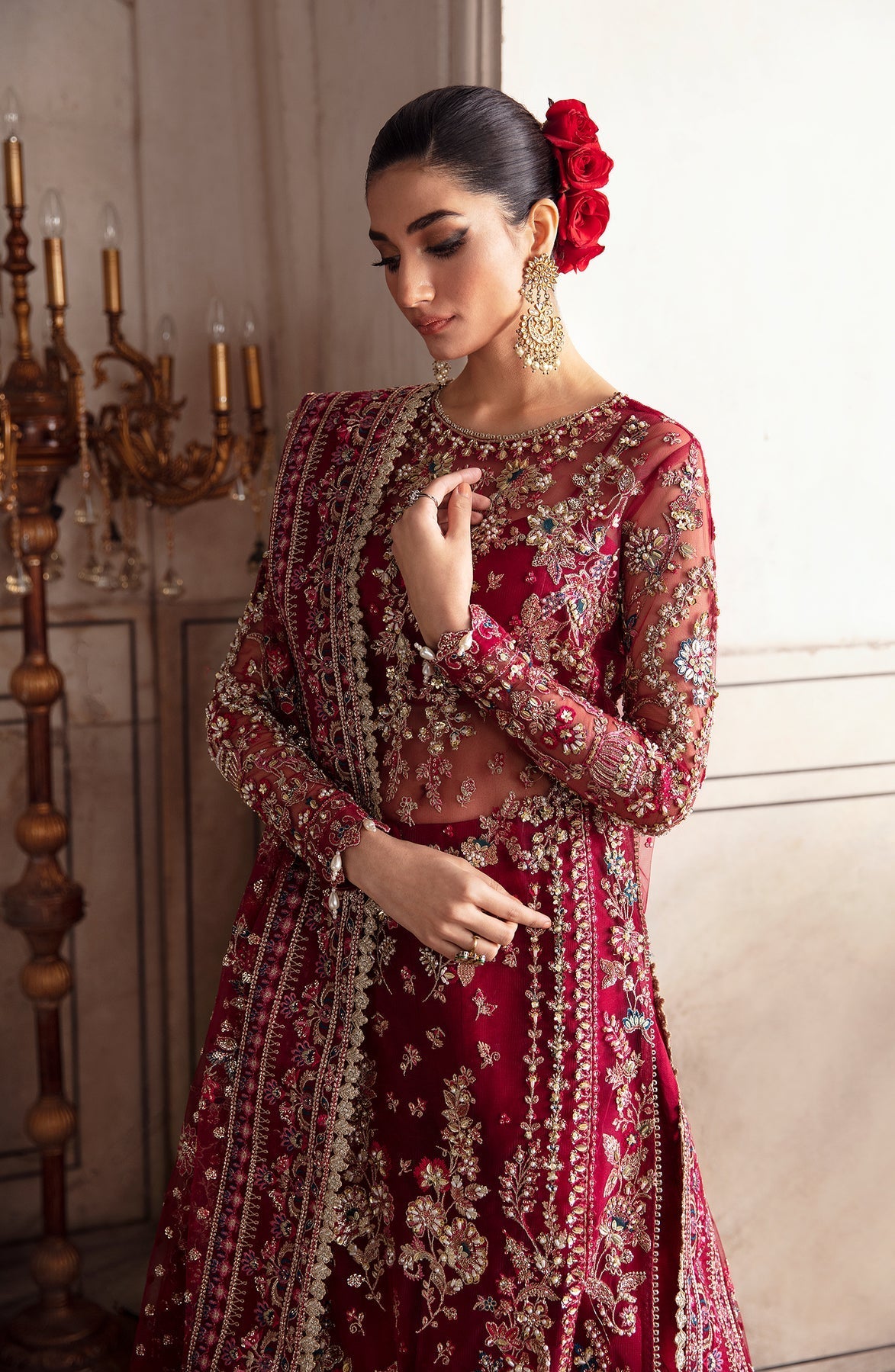 Zevk | Afsanah Wedding Formals | KAMKHAWAB -  Zevk Bridal - Original Designer Dress - House of Maryam