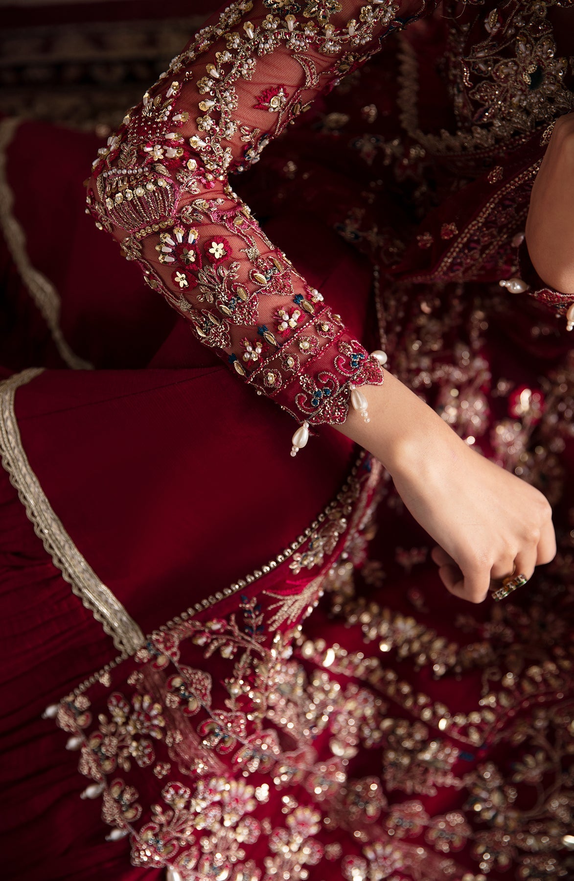 Zevk | Afsanah Wedding Formals | KAMKHAWAB -  Zevk Bridal - Original Designer Dress - House of Maryam