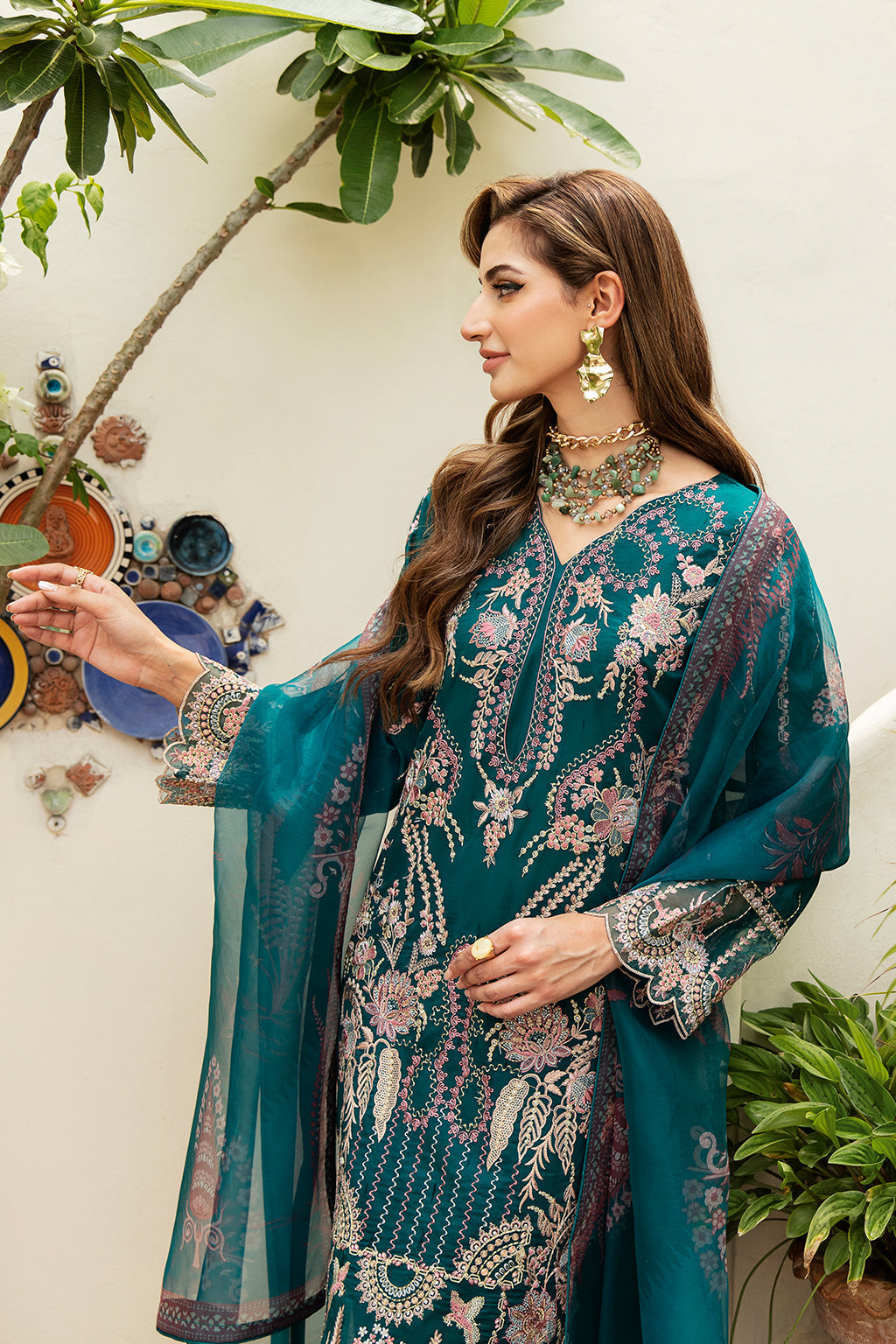 Ramsha | Luxury Lawn 24 | Y-808 -  Ramsha Casuals - Original Designer Dress - House of Maryam