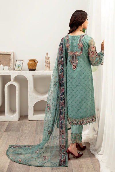 Ramsha | Minhal Organza Collection | M-1001 -  Ramsha Formal - Original Designer Dress - House of Maryam
