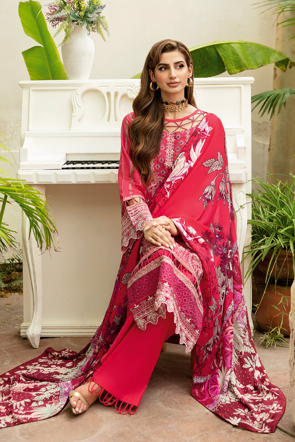 Ramsha | Riwayat Lawn Collection| Y-810