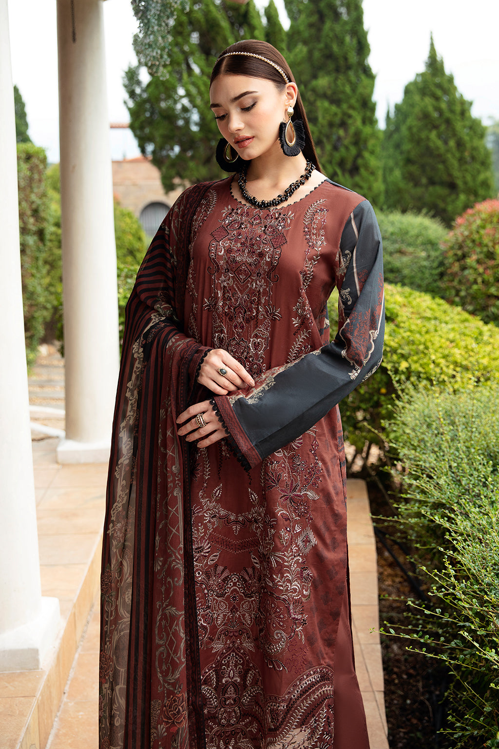 Ramsha | Riwayat Lawn Collection| Y-906 -  Ramsha Luxury - Original Designer Dress - House of Maryam