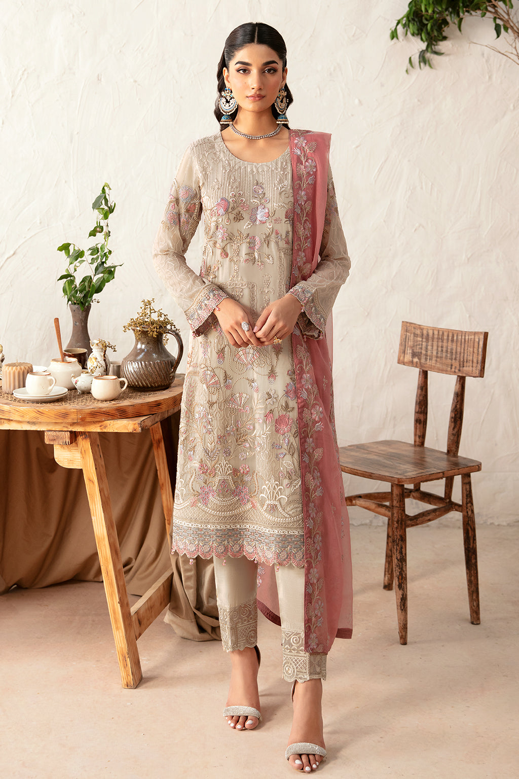 Ramsha | Rangoon Chiffon Collection 24 | D-1212 -  Ramsha Formal - Original Designer Dress - House of Maryam
