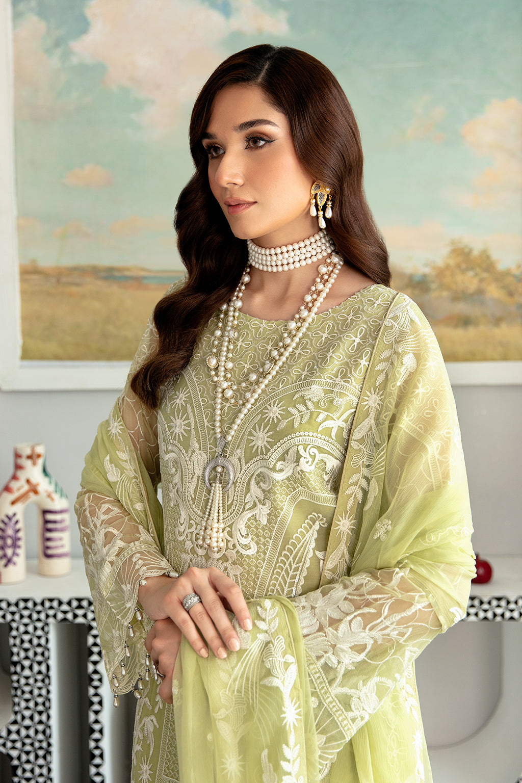 Ramsha | Rangoon Chiffon Collection 24 |D-1105 by Designer Ramsha - House of Maryam - Pakistani Designer Ethnic Wear in {{ shop.shopifyCountryName }}