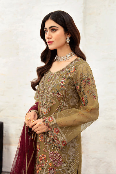 Ramsha | Minhal Organza Collection | M-1010 -  Ramsha Formal - Original Designer Dress - House of Maryam