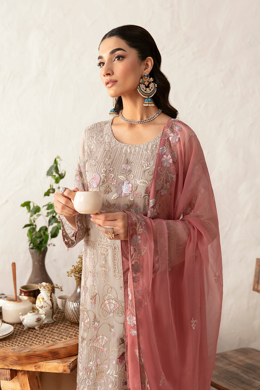 Ramsha | Rangoon Chiffon Collection 24 | D-1212 -  Ramsha Formal - Original Designer Dress - House of Maryam