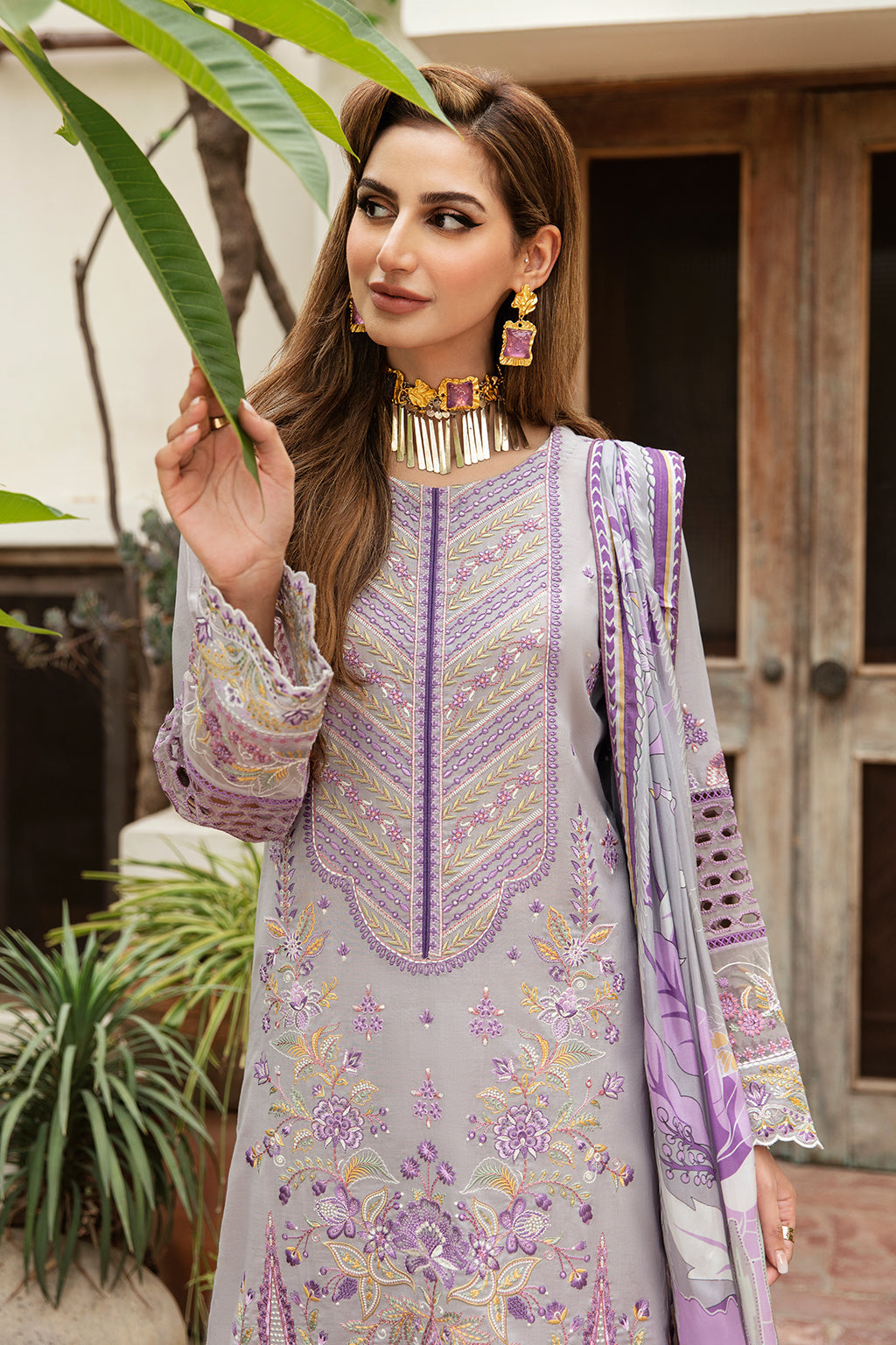Ramsha | Riwayat Lawn Collection| Y-809 -  Ramsha Luxury - Original Designer Dress - House of Maryam