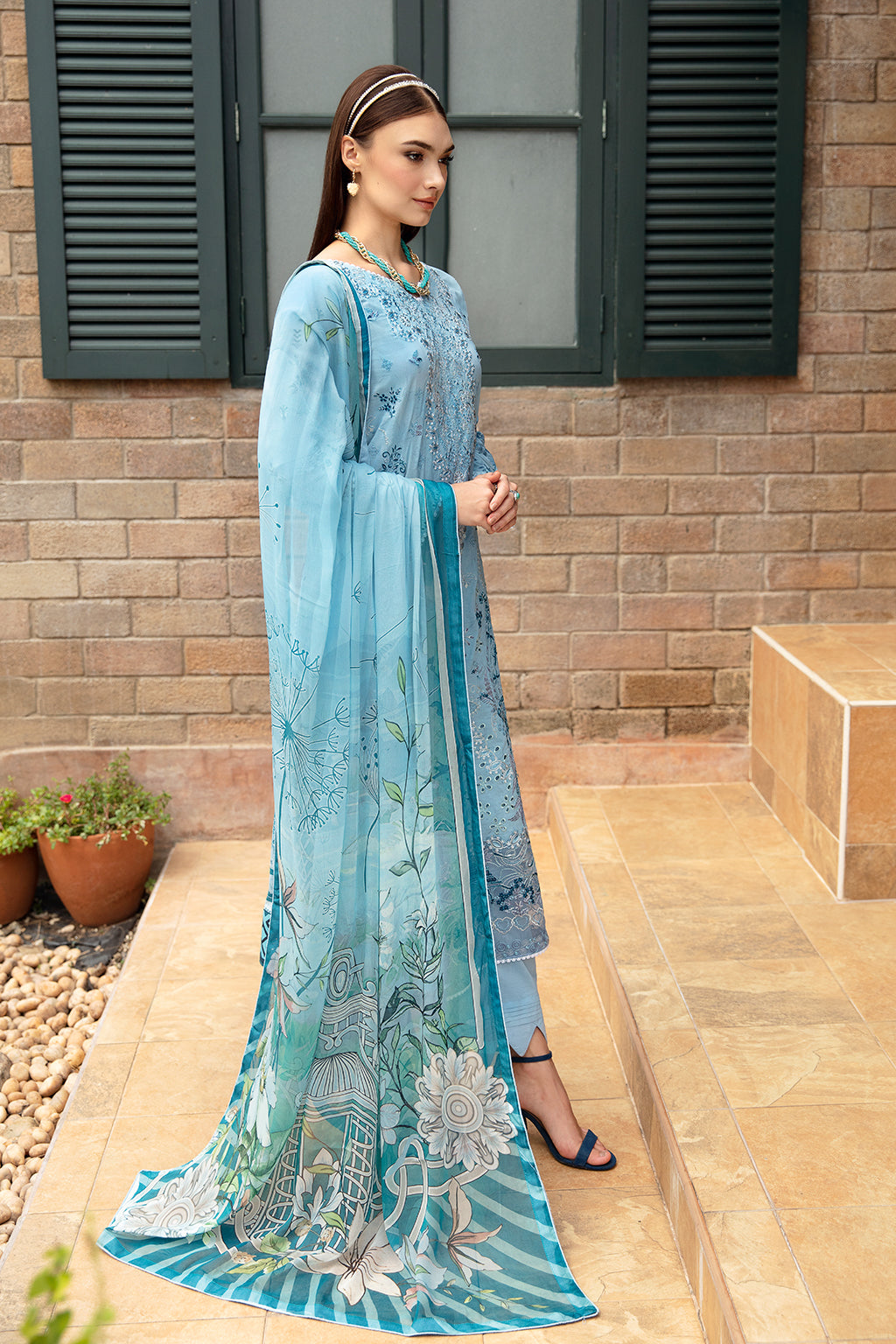 Ramsha | Riwayat Lawn Collection| Y-911 -  Ramsha Luxury - Original Designer Dress - House of Maryam