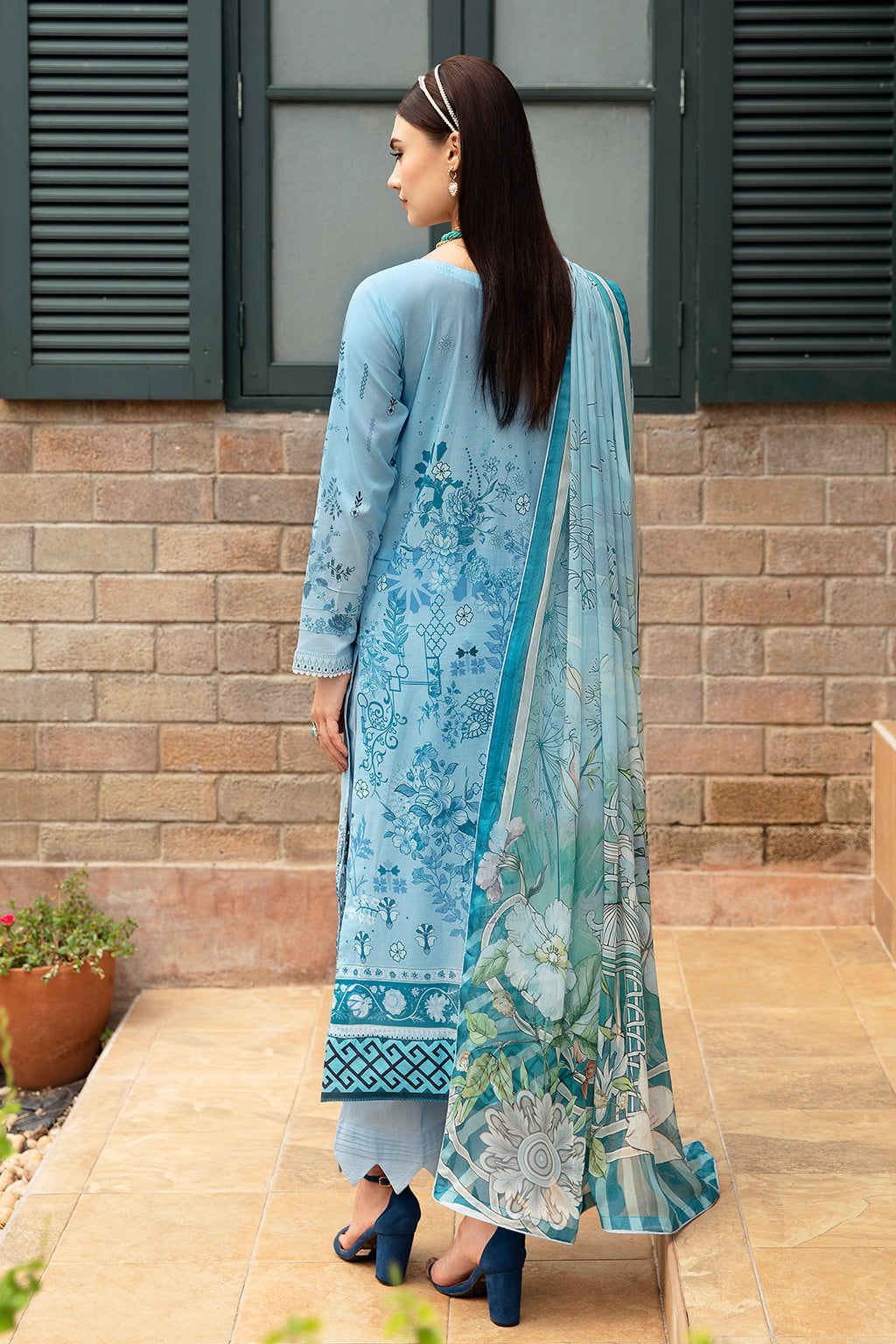 Ramsha | Riwayat Lawn Collection| Y-911 -  Ramsha Luxury - Original Designer Dress - House of Maryam