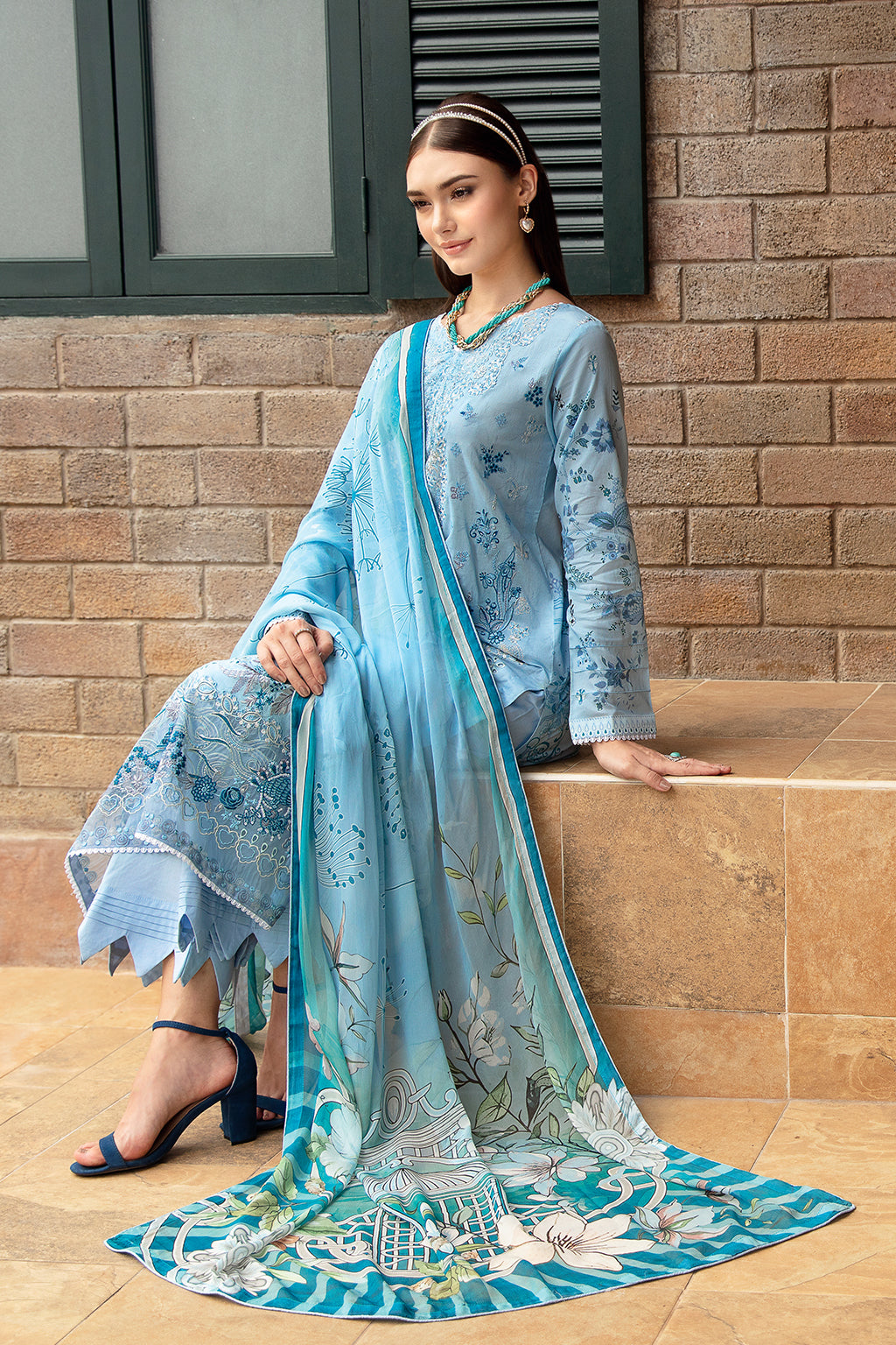 Ramsha | Riwayat Lawn Collection| Y-911 -  Ramsha Luxury - Original Designer Dress - House of Maryam
