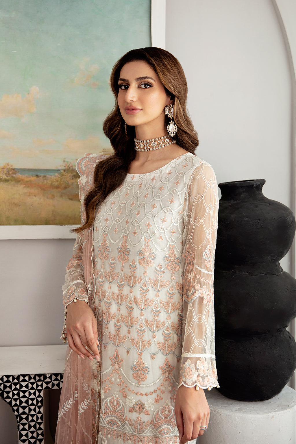 Ramsha | Rangoon Chiffon Collection 24 |D-1103 by Designer Ramsha - House of Maryam - Pakistani Designer Ethnic Wear in {{ shop.shopifyCountryName }}