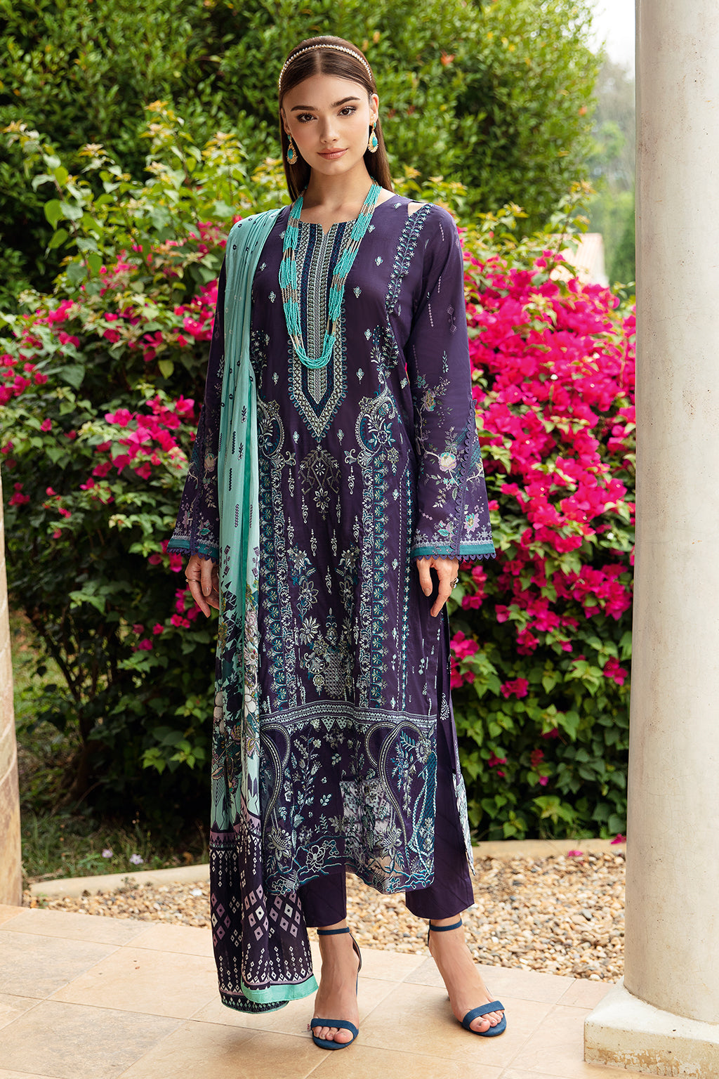 Ramsha | Riwayat Lawn Collection| Y-904 by Designer Ramsha - House of Maryam - Pakistani Designer Ethnic Wear in {{ shop.shopifyCountryName }}