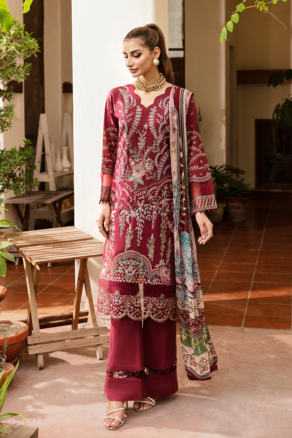 Ramsha | Riwayat Lawn Collection| Y-801