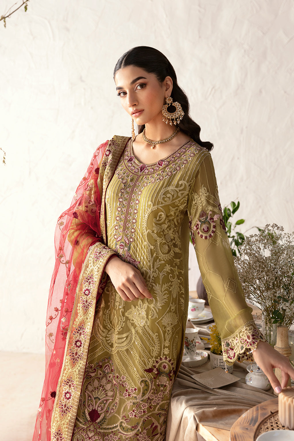 Ramsha | Rangoon Chiffon Collection 24 | D-1203 -  Ramsha Formal - Original Designer Dress - House of Maryam