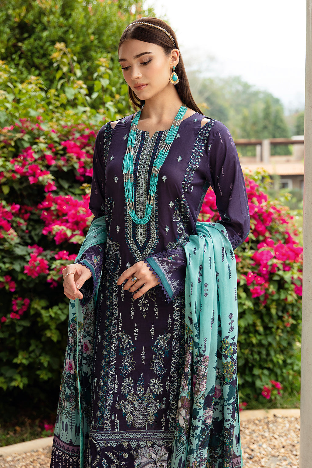 Ramsha | Riwayat Lawn Collection| Y-904 by Designer Ramsha - House of Maryam - Pakistani Designer Ethnic Wear in {{ shop.shopifyCountryName }}