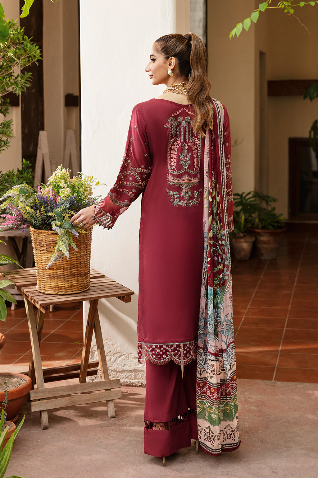 Ramsha | Riwayat Lawn Collection| Y-801 by Designer Ramsha - House of Maryam - Pakistani Designer Ethnic Wear in {{ shop.shopifyCountryName }}