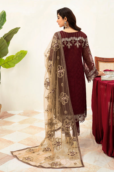 Ramsha | Minhal Organza Collection | M-1003 -  Ramsha Formal - Original Designer Dress - House of Maryam