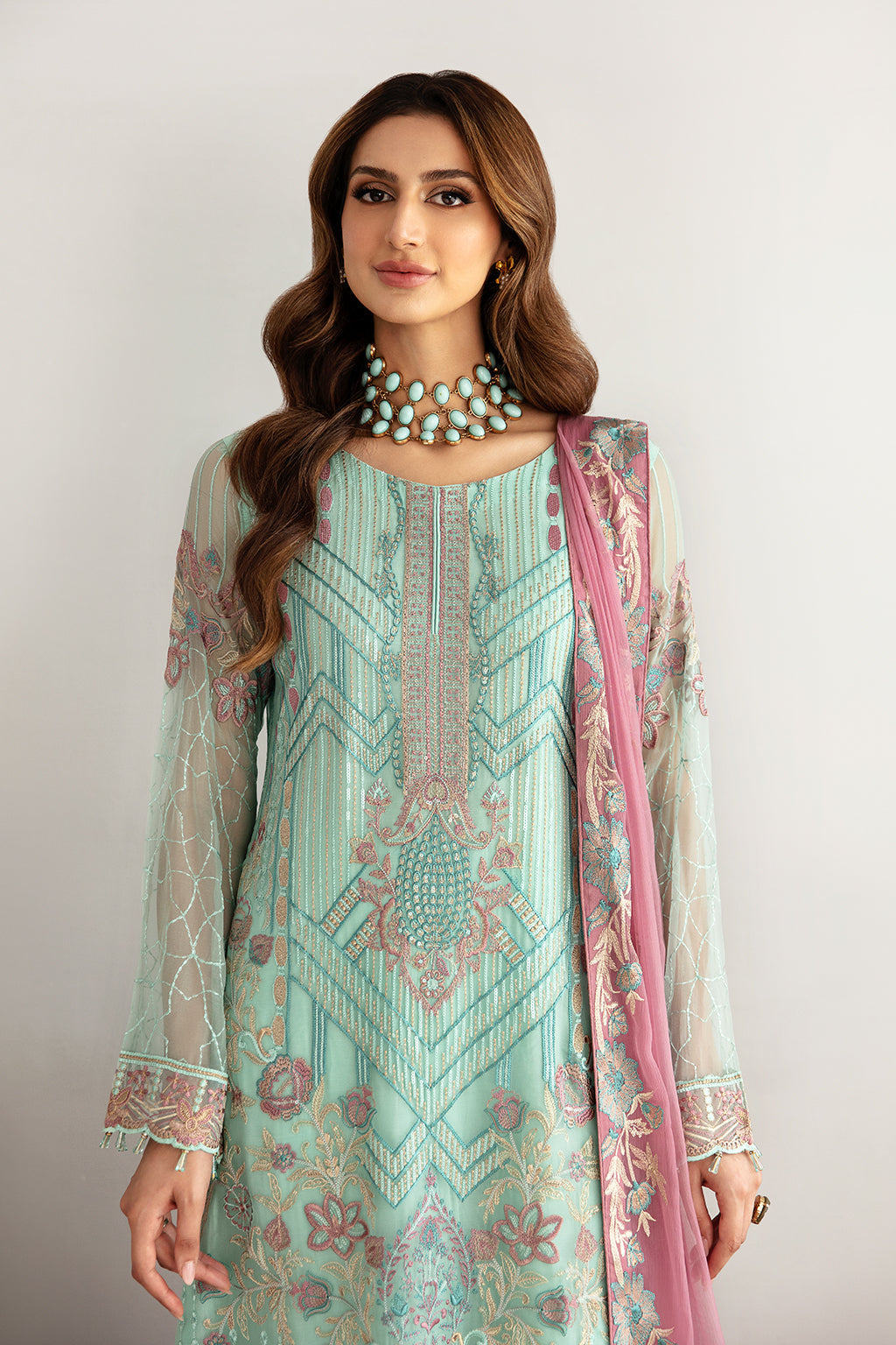 Ramsha | Rangoon Chiffon Collection 24 |D-1107 -  Ramsha Formal - Original Designer Dress - House of Maryam