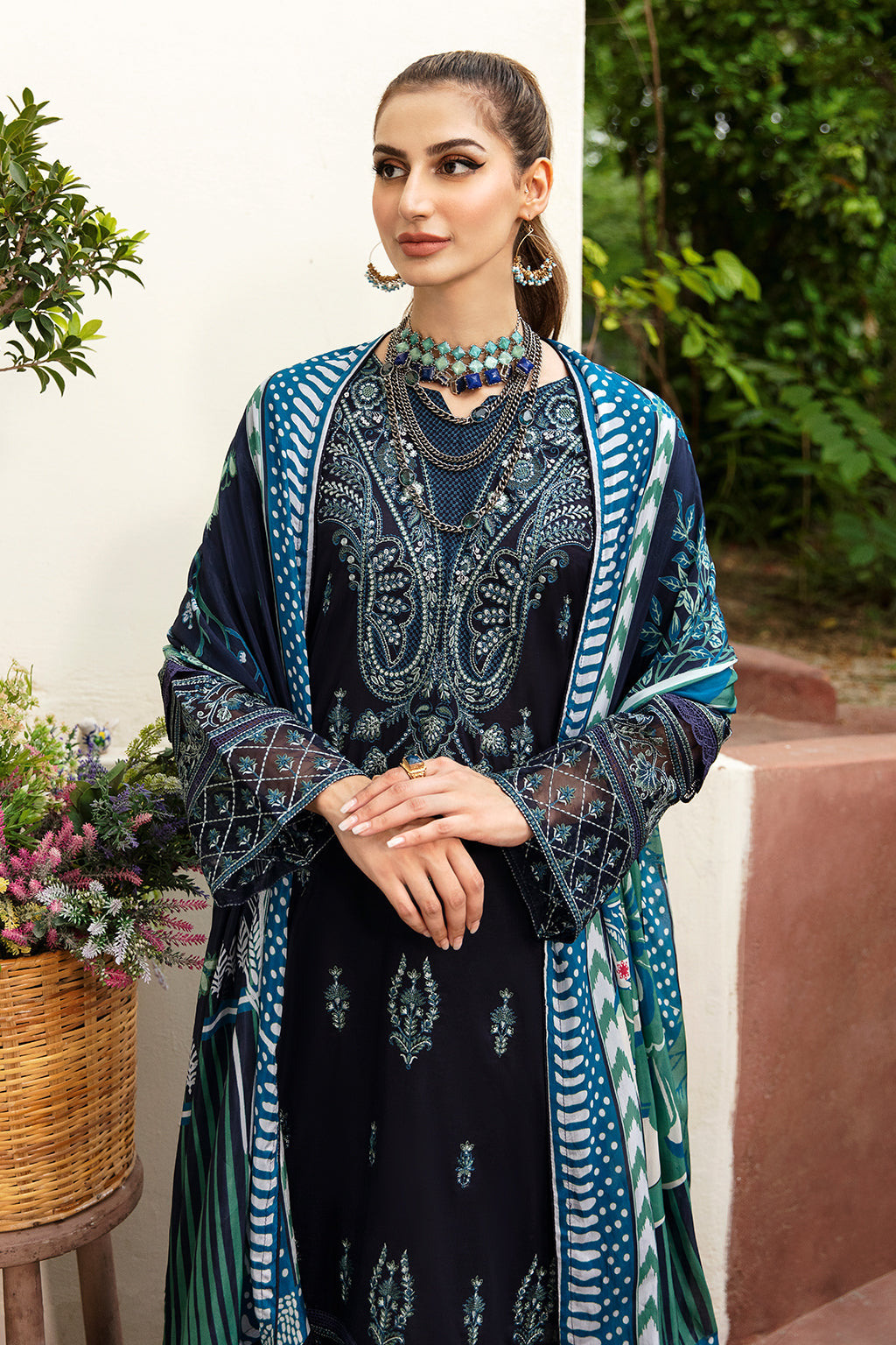 Ramsha | Riwayat Lawn Collection| Y-803 -  Ramsha Luxury - Original Designer Dress - House of Maryam