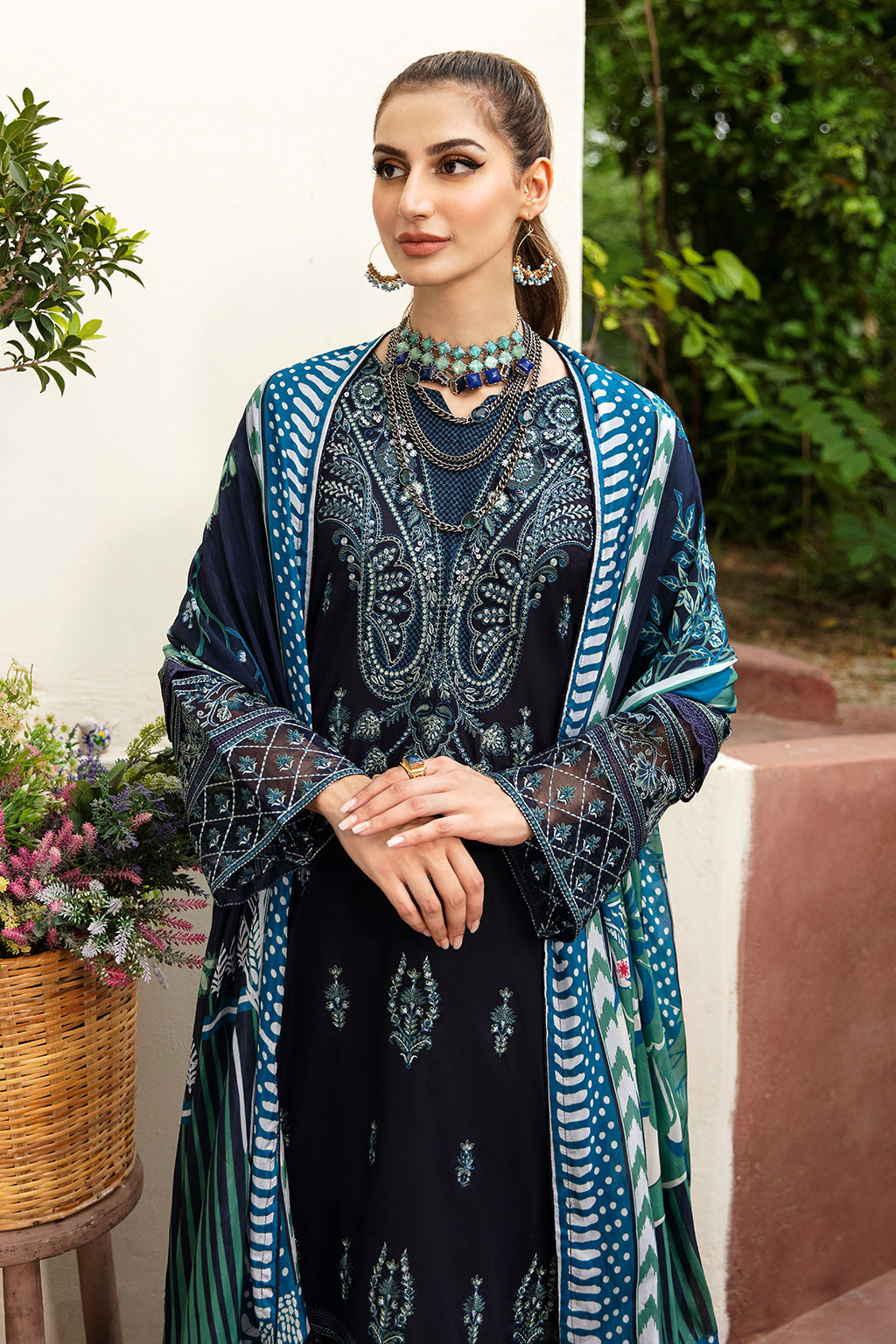 Ramsha | Riwayat Lawn Collection| Y-803