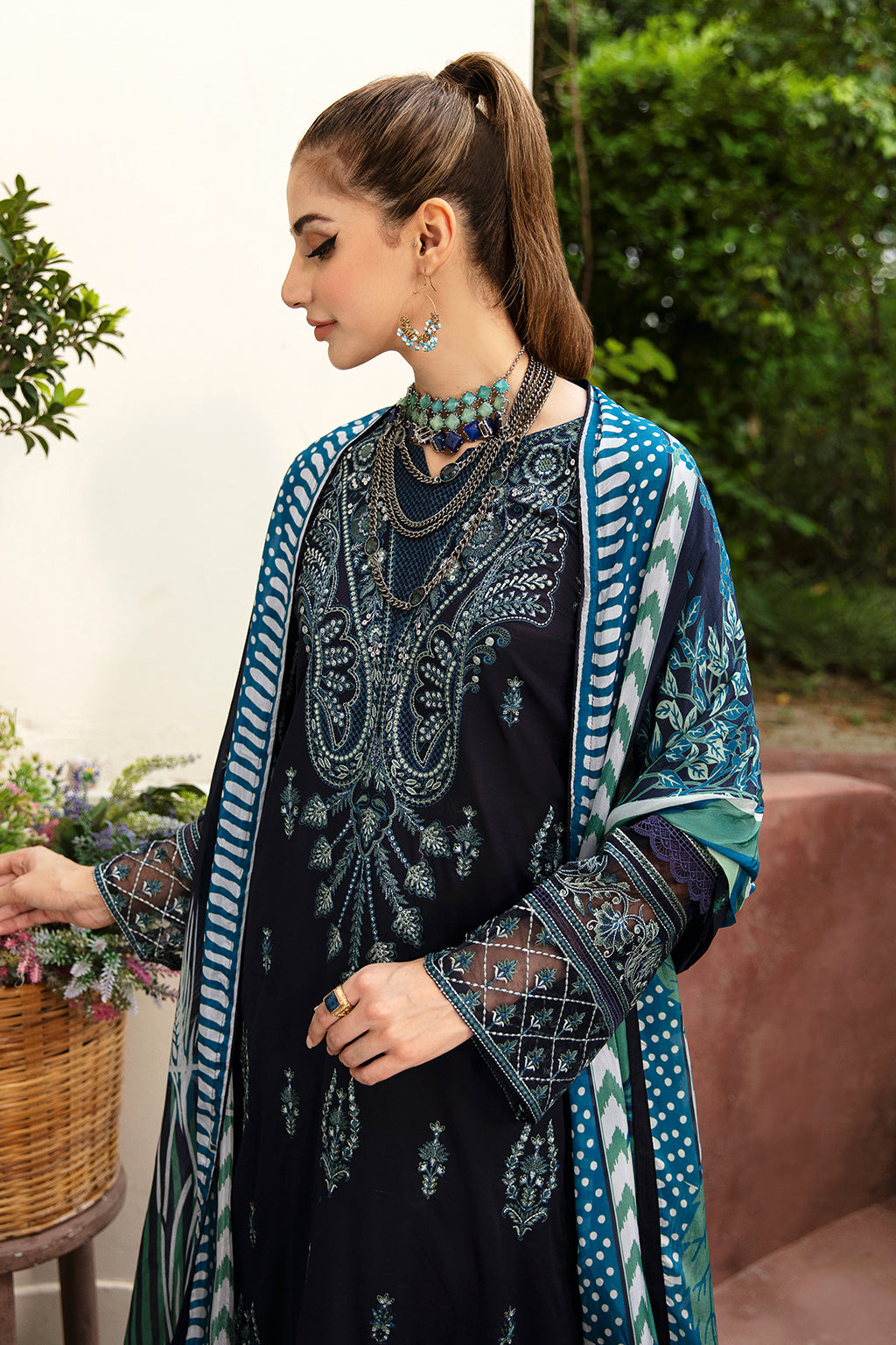 Ramsha | Luxury Lawn 24 | Y-803 -  Ramsha Casuals - Original Designer Dress - House of Maryam