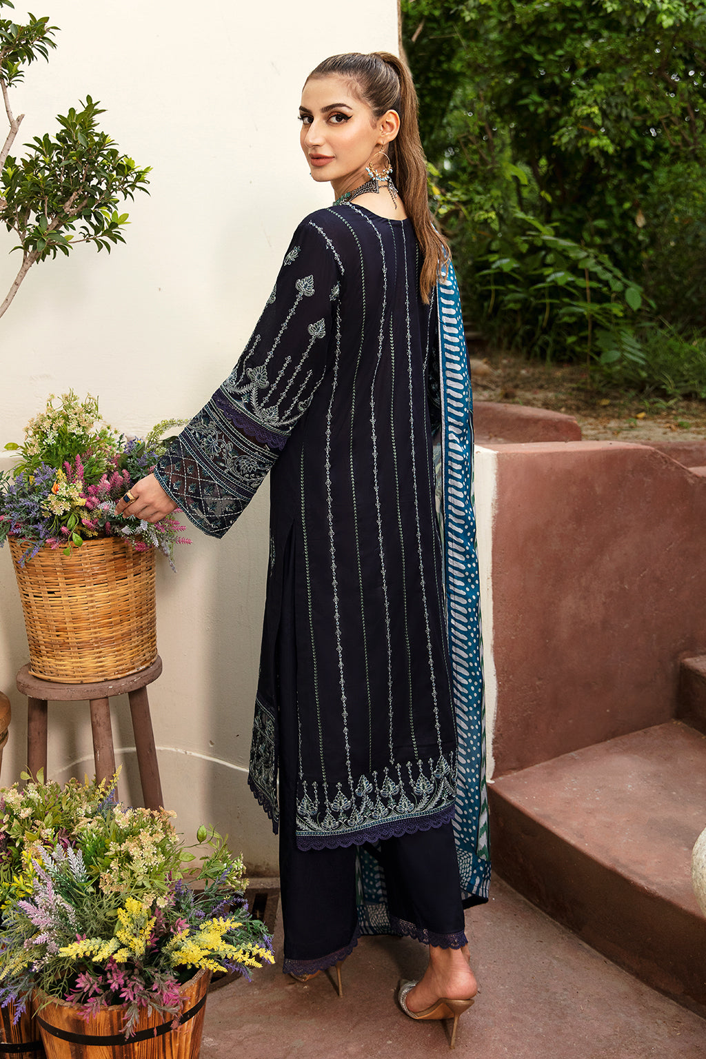 Ramsha | Luxury Lawn 24 | Y-803 by Designer Ramsha - House of Maryam - Pakistani Designer Ethnic Wear in {{ shop.shopifyCountryName }}