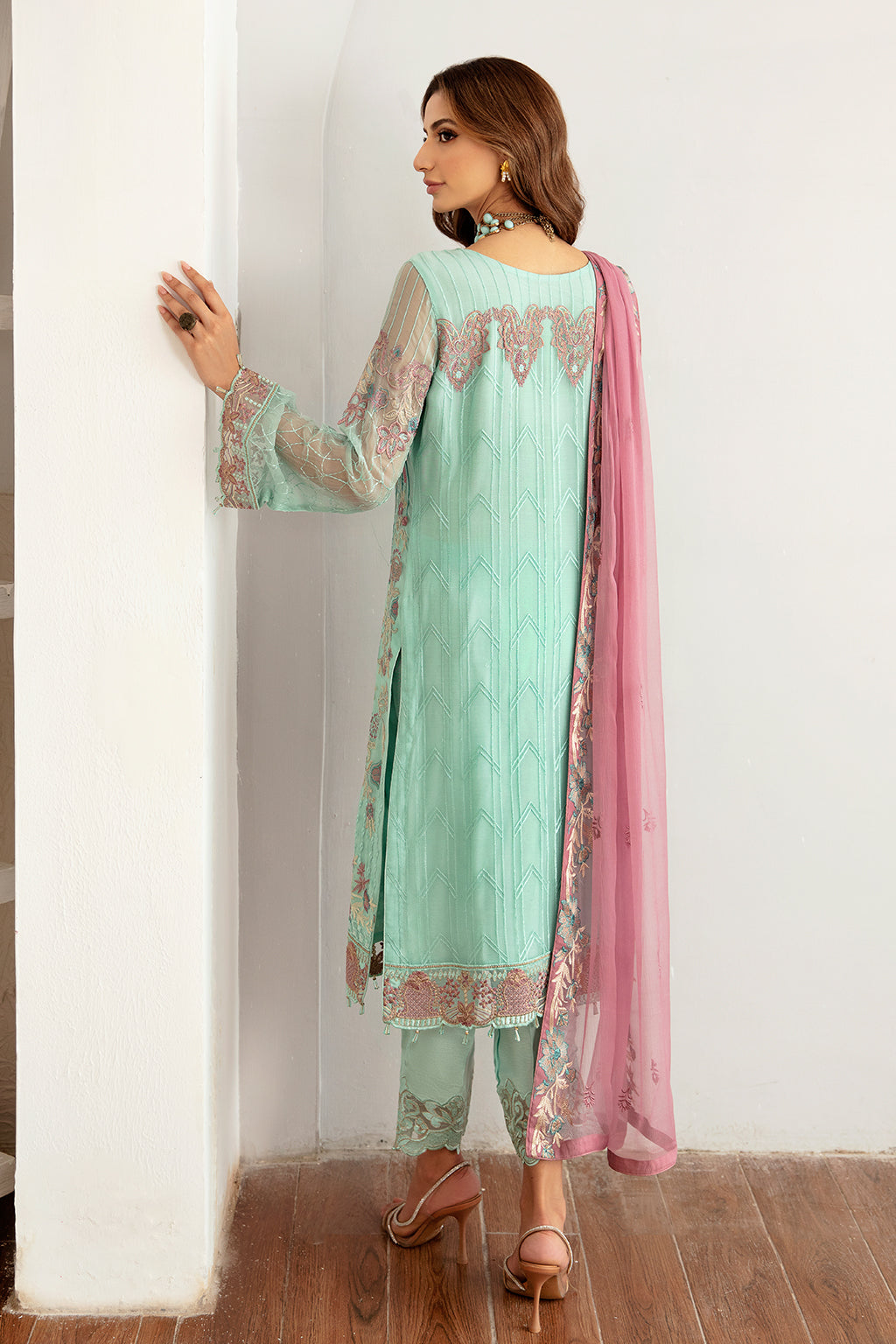 Ramsha | Rangoon Chiffon Collection 24 |D-1107 -  Ramsha Formal - Original Designer Dress - House of Maryam