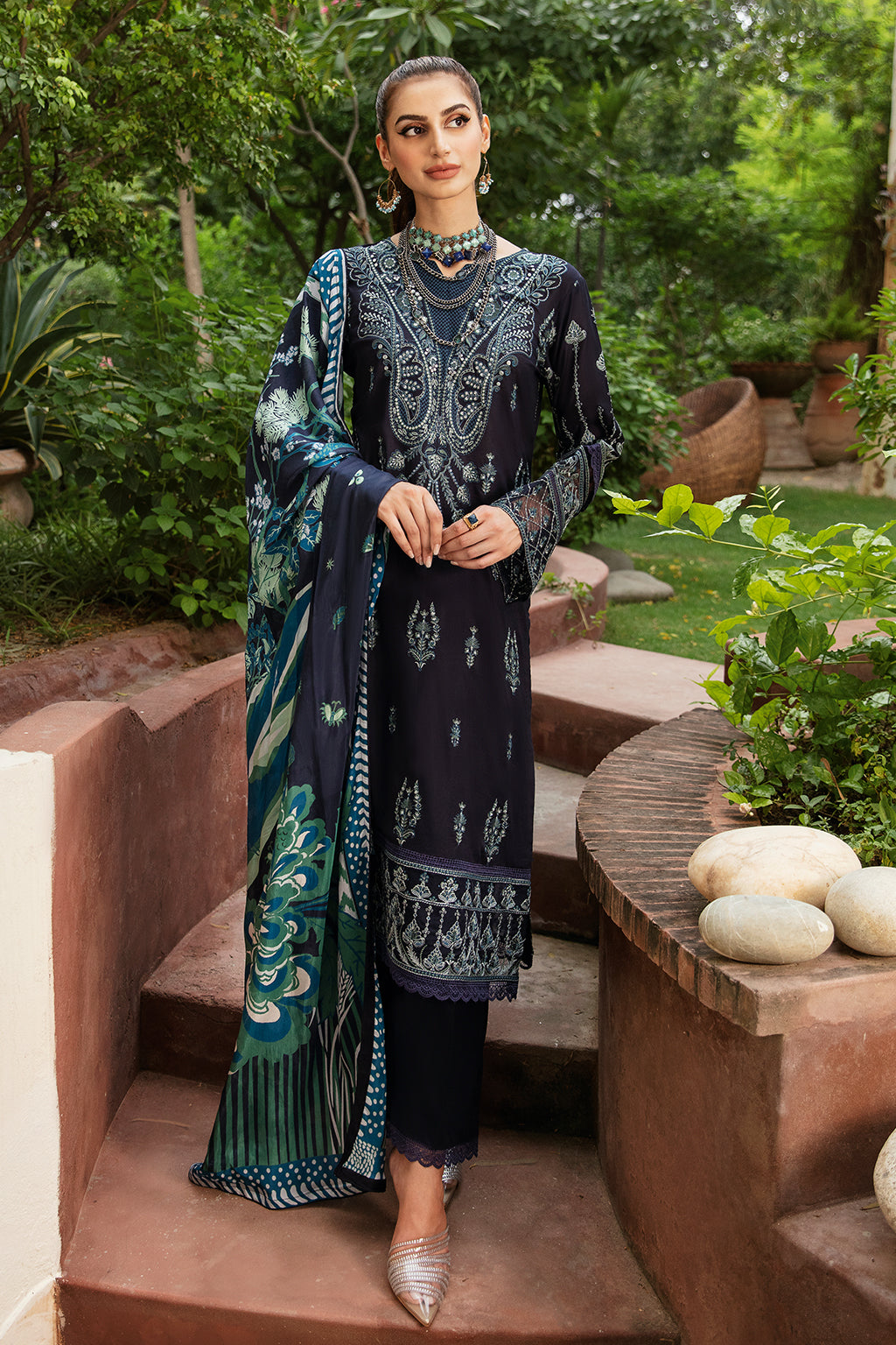 Ramsha | Luxury Lawn 24 | Y-803 -  Ramsha Casuals - Original Designer Dress - House of Maryam