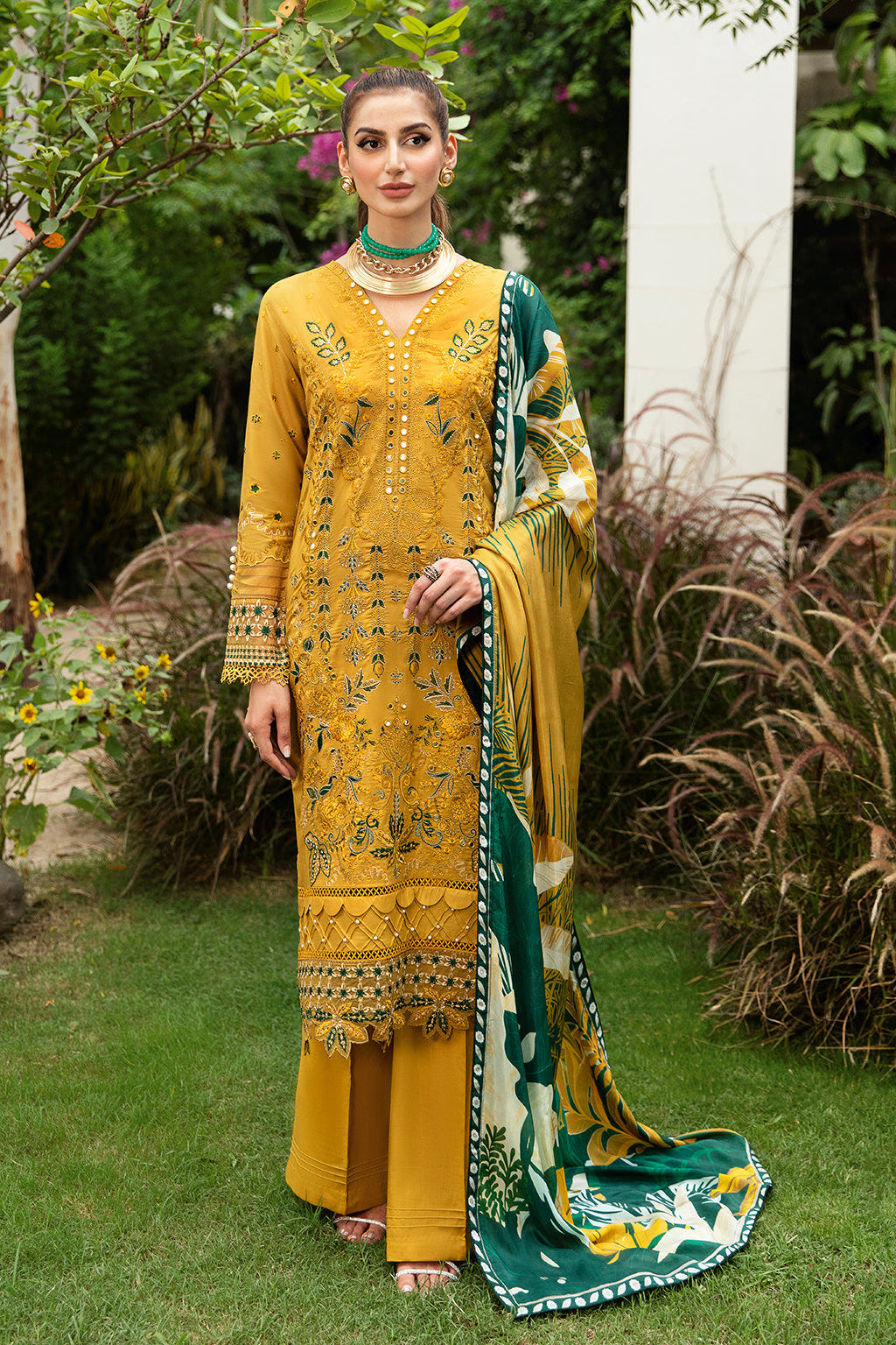 Ramsha | Luxury Lawn 24 | Y-805 -  Ramsha Casuals - Original Designer Dress - House of Maryam