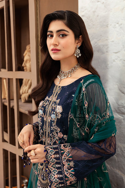 Ramsha | Minhal Organza Collection | M-1009 -  Ramsha Formal - Original Designer Dress - House of Maryam