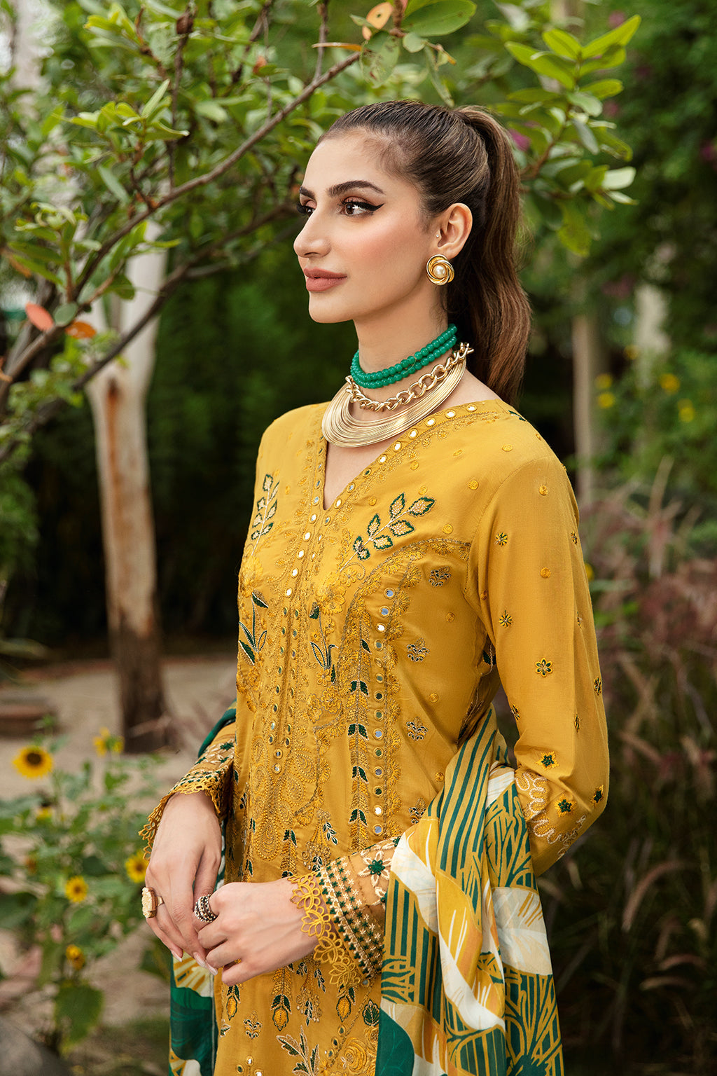 Ramsha | Luxury Lawn 24 | Y-805 -  Ramsha Casuals - Original Designer Dress - House of Maryam