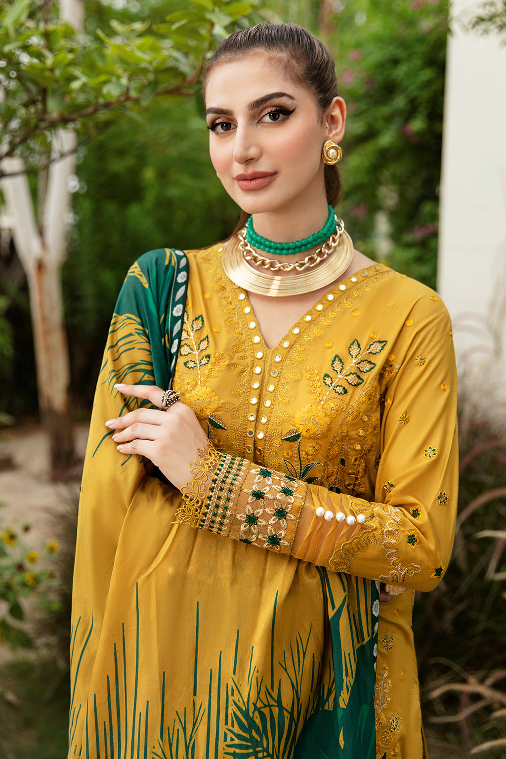 Ramsha | Luxury Lawn 24 | Y-805 -  Ramsha Casuals - Original Designer Dress - House of Maryam