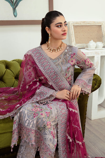 Ramsha | Minhal Organza Collection | M-1008 -  Ramsha Formal - Original Designer Dress - House of Maryam