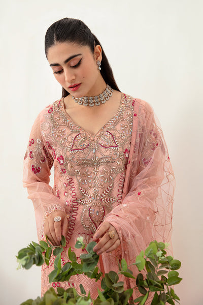 Ramsha | Minhal Organza Collection | M-1007 -  Ramsha Formal - Original Designer Dress - House of Maryam