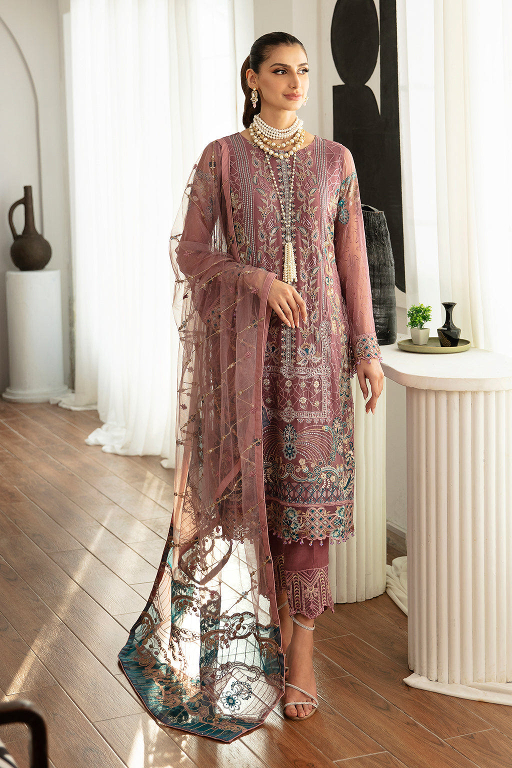 Ramsha | Rangoon Chiffon Collection 24 |D-1102 -  Ramsha Formal - Original Designer Dress - House of Maryam