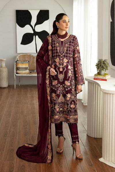 Ramsha | Rangoon Chiffon Collection 24 |D-1104 -  Ramsha Formal - Original Designer Dress - House of Maryam