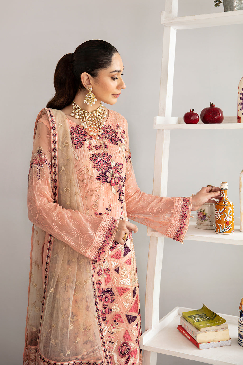 Ramsha | Rangoon Chiffon Collection 24 |D-1112 by Designer Ramsha - House of Maryam - Pakistani Designer Ethnic Wear in {{ shop.shopifyCountryName }}