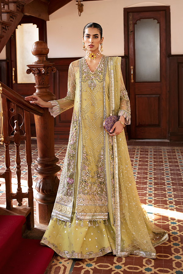 Soraya | Lumene Festive | OLIVINE by Designer Soraya - House of Maryam - Pakistani Designer Ethnic Wear in {{ shop.shopifyCountryName }}