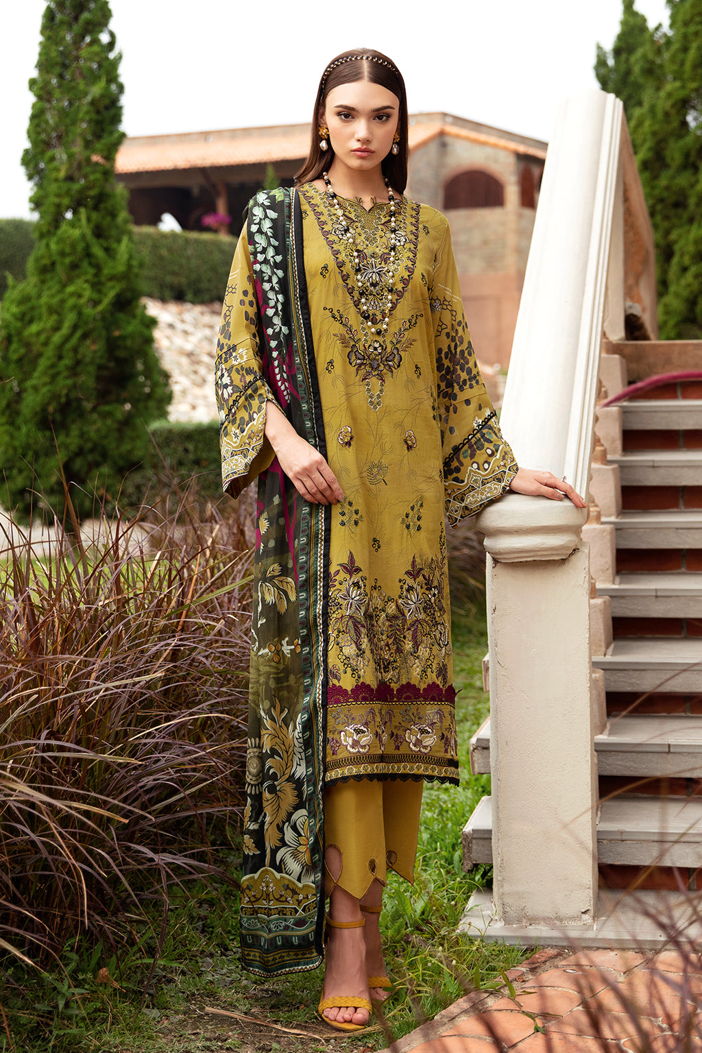 Ramsha | Riwayat Lawn Collection| Y-910 -  Ramsha Luxury - Original Designer Dress - House of Maryam