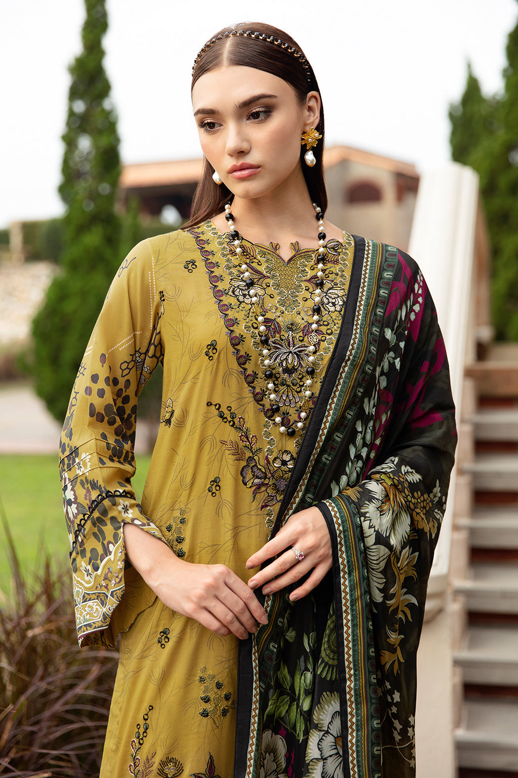 Ramsha | Riwayat Lawn Collection| Y-910 -  Ramsha Luxury - Original Designer Dress - House of Maryam