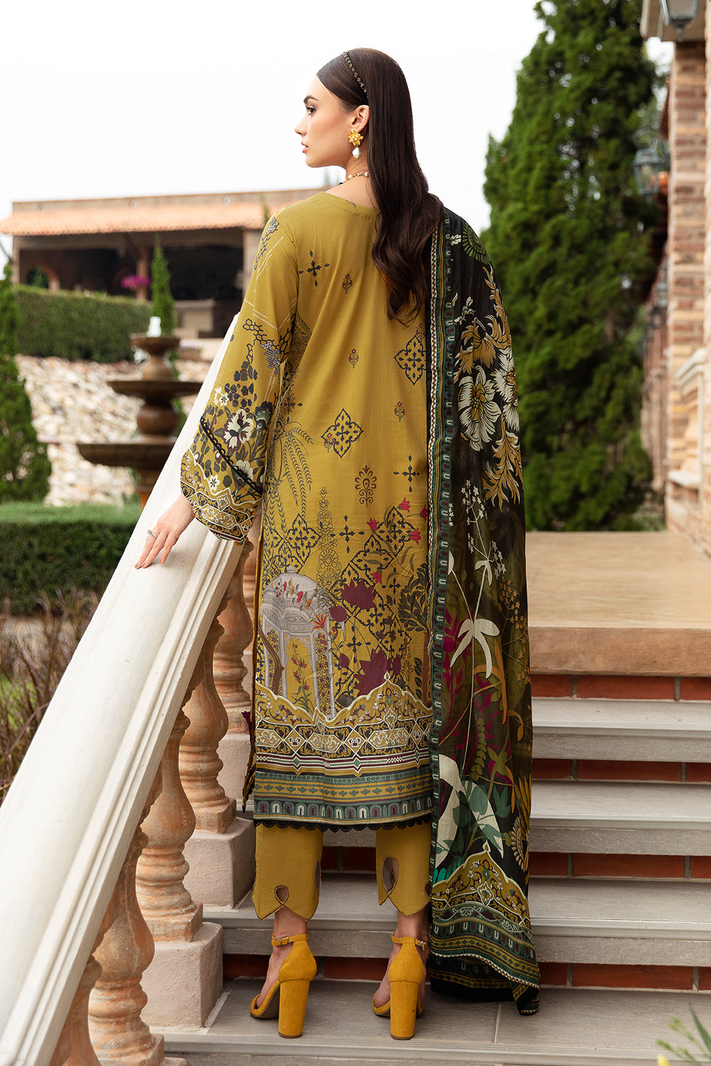 Ramsha | Riwayat Lawn Collection| Y-910 by Designer Ramsha - House of Maryam - Pakistani Designer Ethnic Wear in {{ shop.shopifyCountryName }}