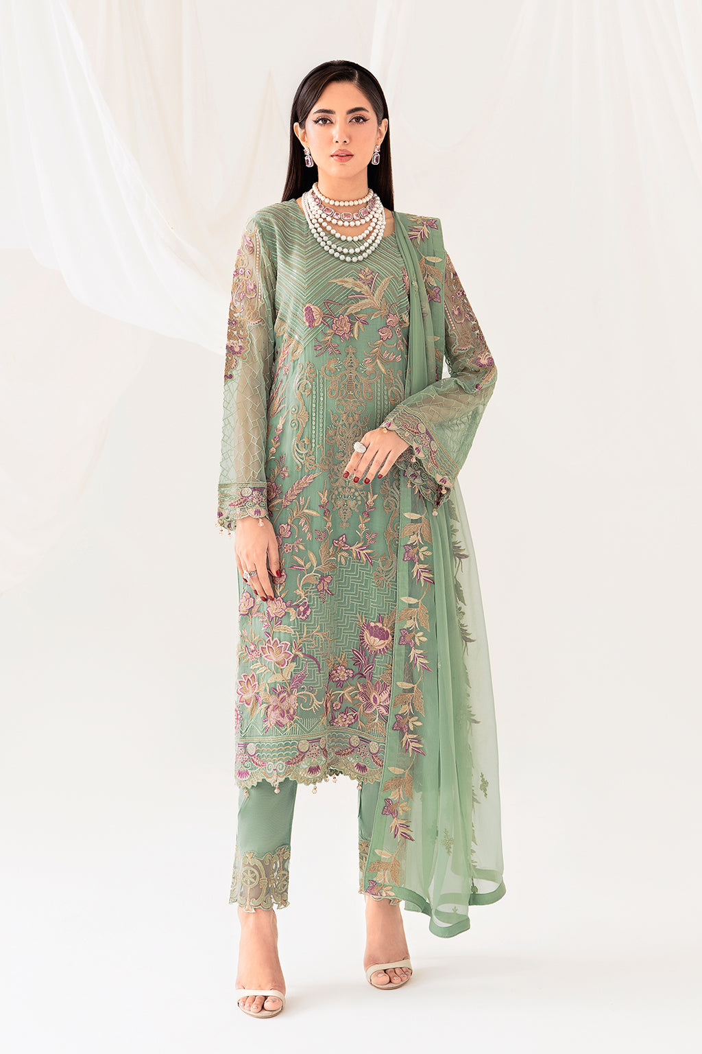 Ramsha | Rangoon Chiffon Collection 24 | D-1003