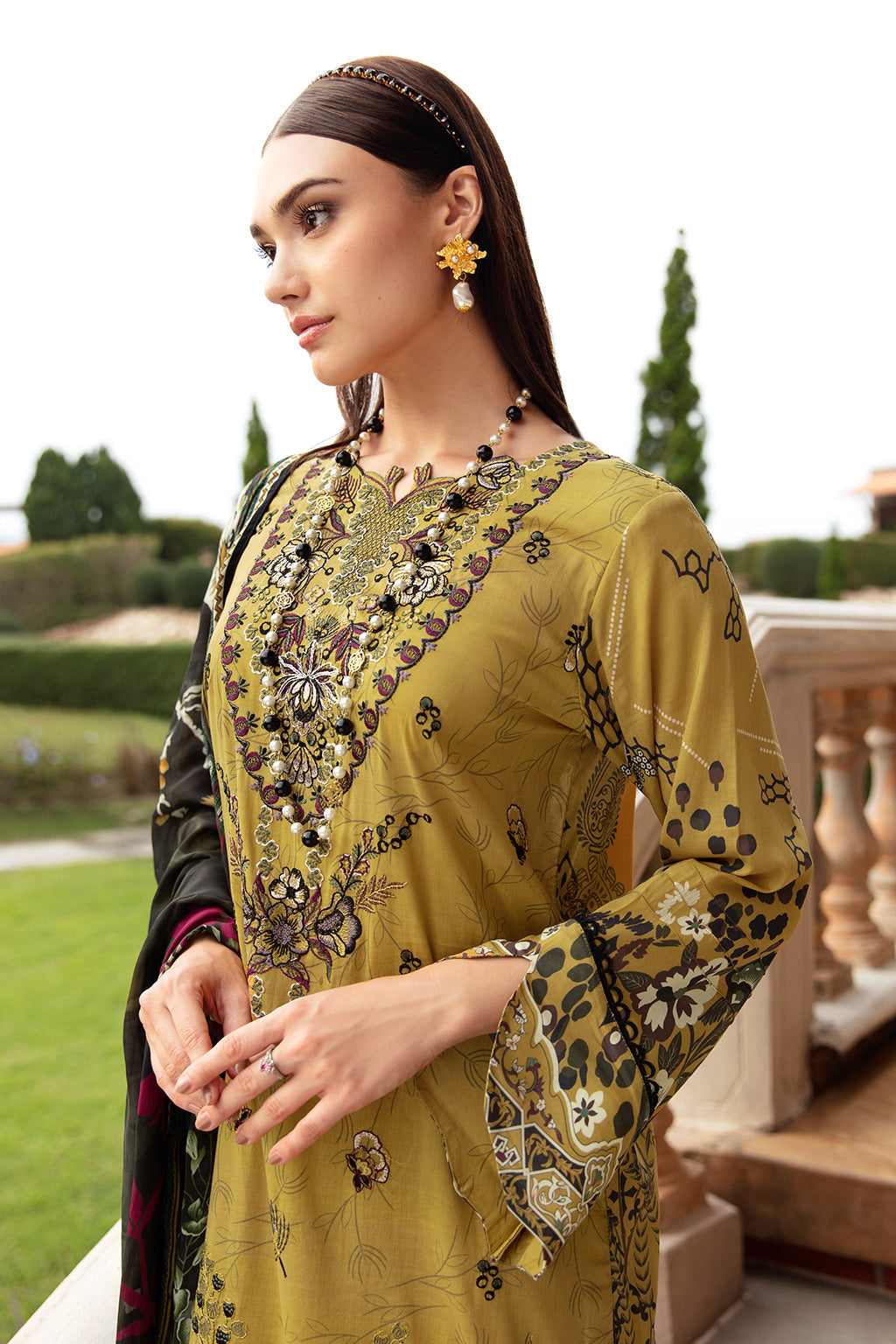 Ramsha | Riwayat Lawn Collection| Y-910 -  Ramsha Luxury - Original Designer Dress - House of Maryam