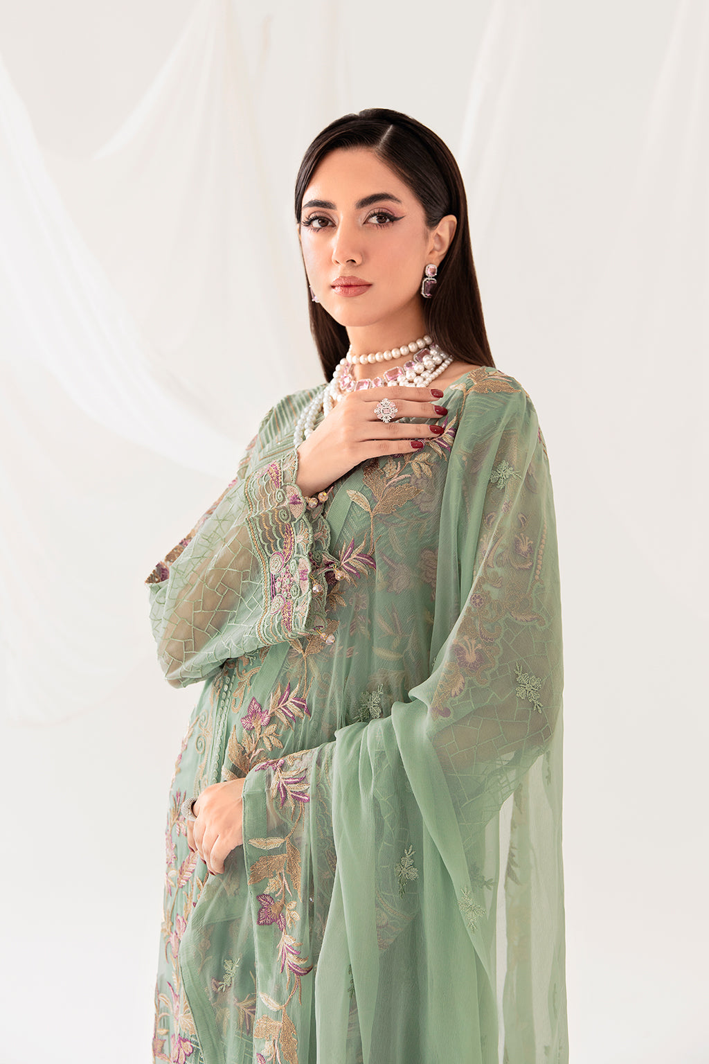 Ramsha | Rangoon Chiffon Collection 24 | D-1003