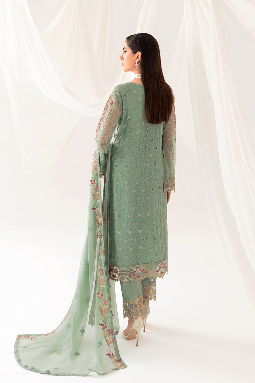 Ramsha | Rangoon Chiffon Collection 24 | D-1003 -  Ramsha Formal - Original Designer Dress - House of Maryam