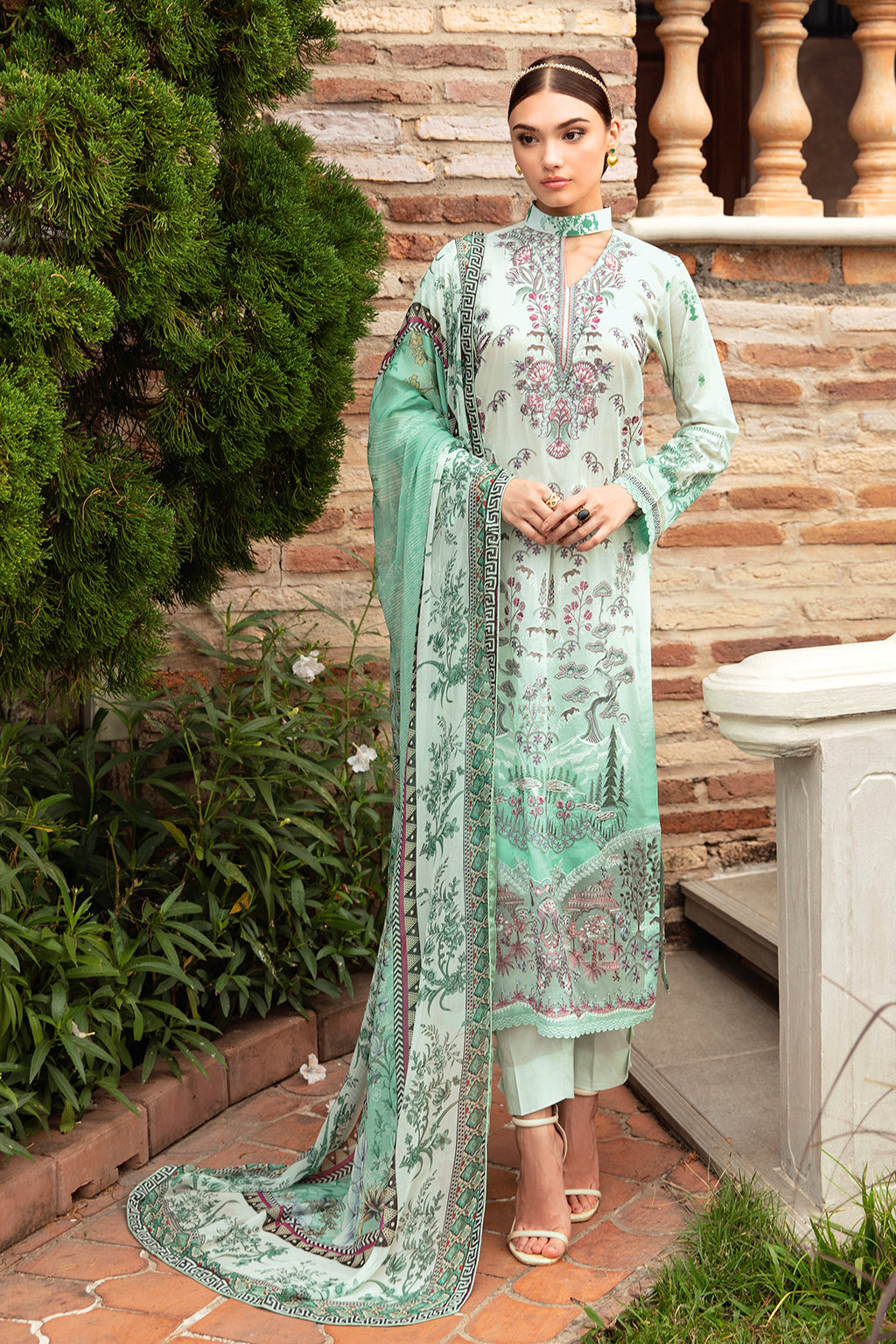 Ramsha | Riwayat Lawn Collection| Y-905 -  Ramsha Luxury - Original Designer Dress - House of Maryam