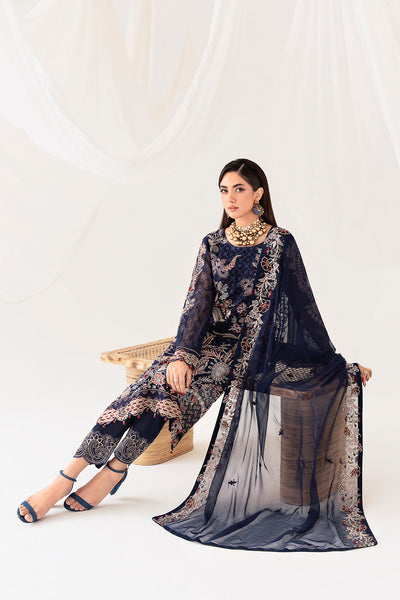 Ramsha | Rangoon Chiffon Collection 24 | D-1011 -  Ramsha Formal - Original Designer Dress - House of Maryam