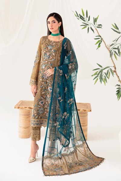 Ramsha | Rangoon Chiffon Collection 24 | D-1012 -  Ramsha Formal - Original Designer Dress - House of Maryam