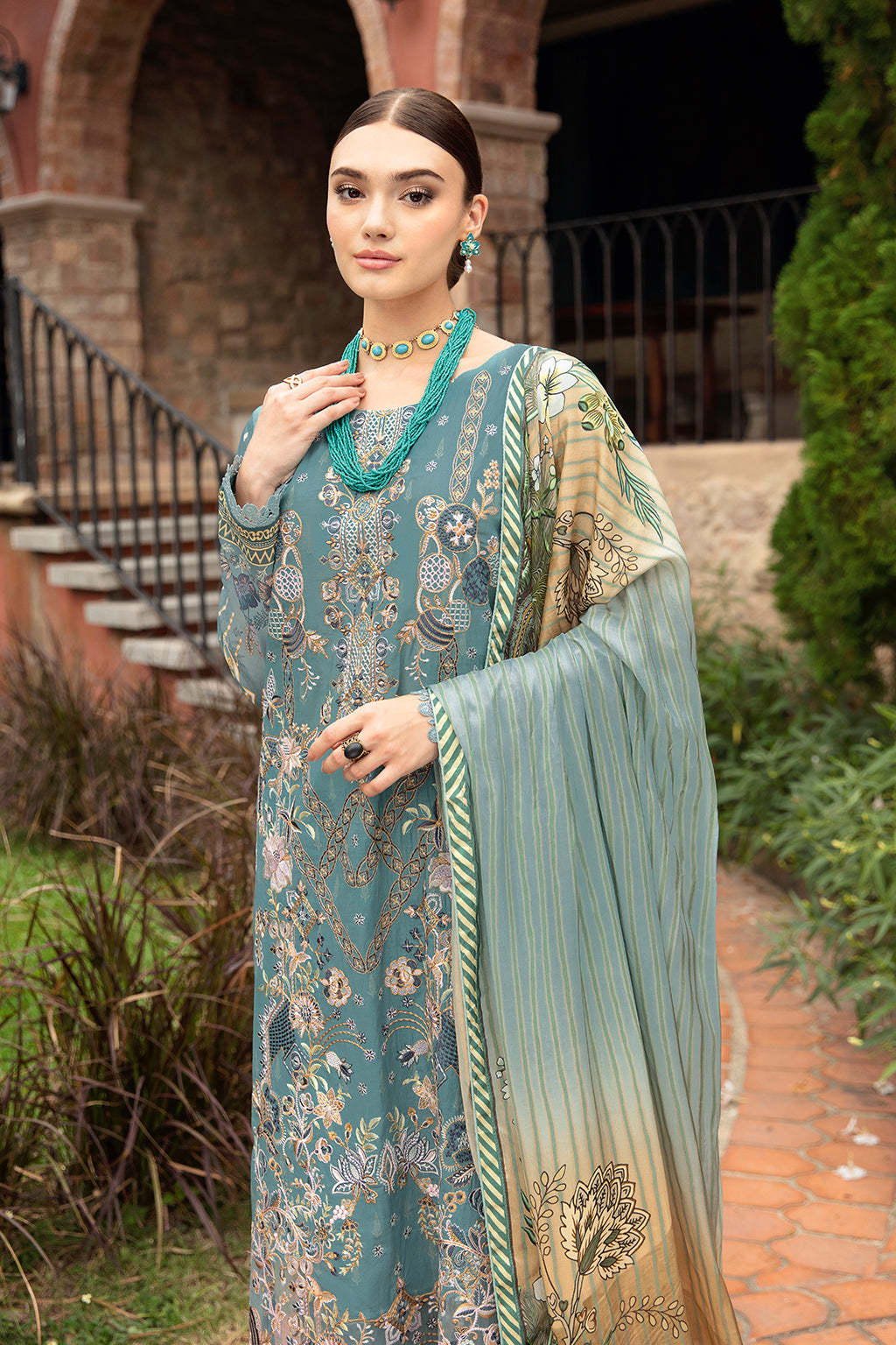 Ramsha | Riwayat Lawn Collection| Y-907 by Designer Ramsha - House of Maryam - Pakistani Designer Ethnic Wear in {{ shop.shopifyCountryName }}